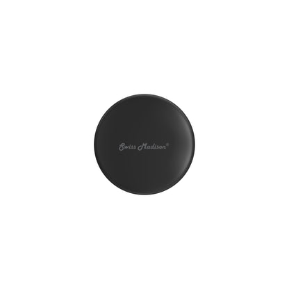 Swiss Madison, Ceramic Bathroom Sink Non-Overflow Pop Up Drain in Matte Black