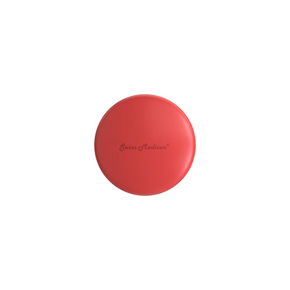 Swiss Madison Ceramic Bathroom Sink bathroom vanity in Matte Red — view 3