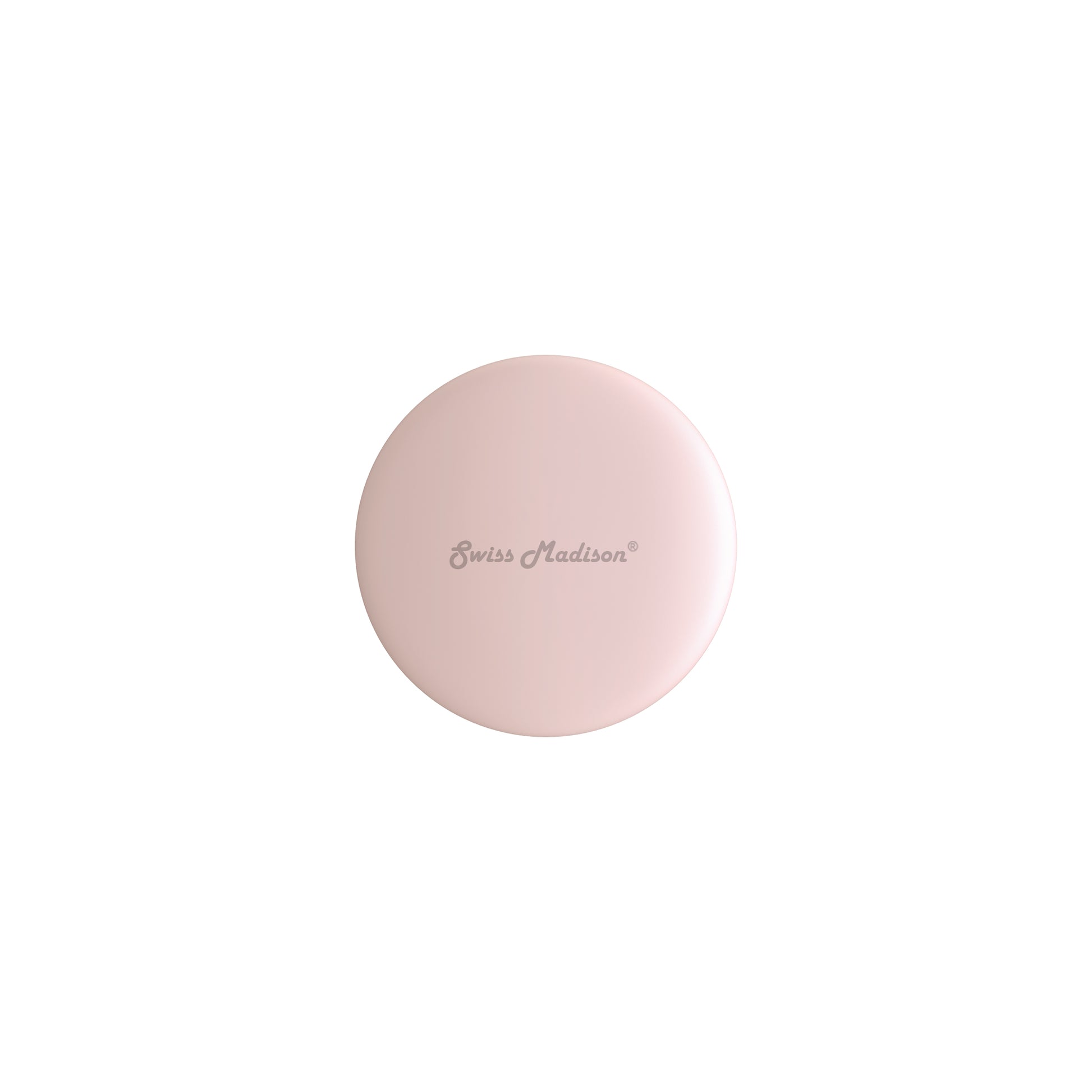 Swiss Madison Ceramic Bathroom Sink bathroom vanity in Matte Pink — view 3