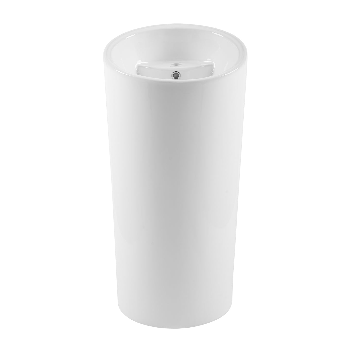Swiss Madison, St. Tropez Circular One Piece Pedestal Sink