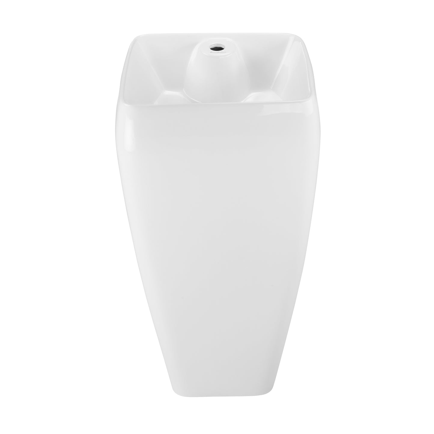 Swiss Madison, Carre One Piece Pedestal Sink