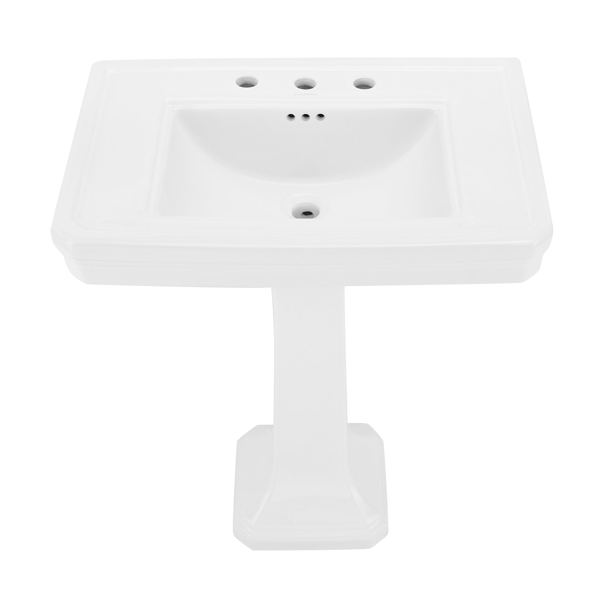 Swiss Madison Voltaire Two-Piece Pedestal two-piece pedestal bathroom vanity — view 8