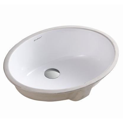 Swiss Madison, Monaco 19 Oval Under-Mount Bathroom Sink