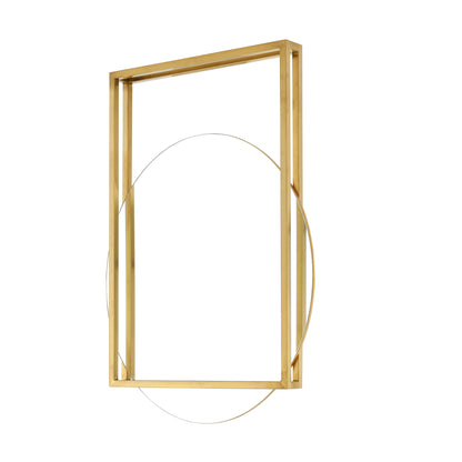 Swiss Madison, Pierre 35.5" Vanity Mirror in Brushed Gold