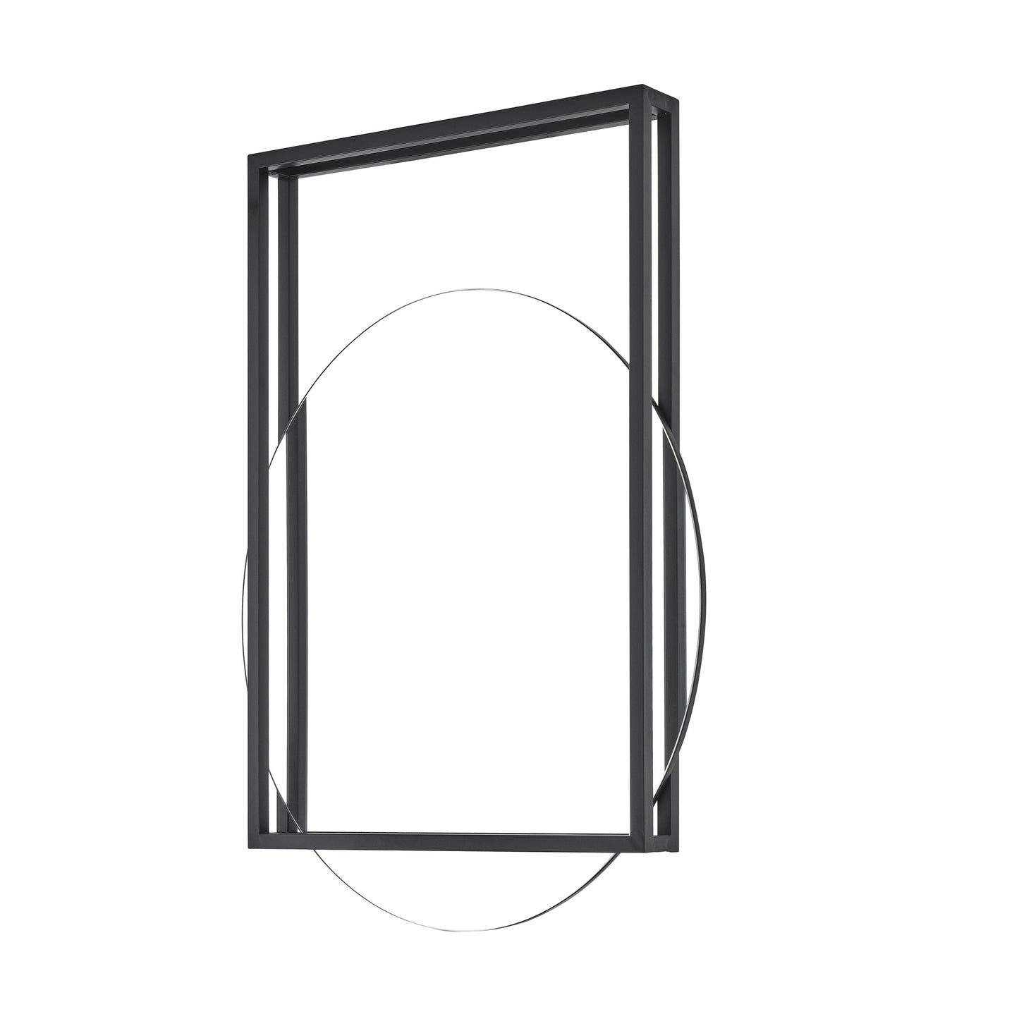 Swiss Madison, Pierre 35.5" Vanity Mirror in Matte Black