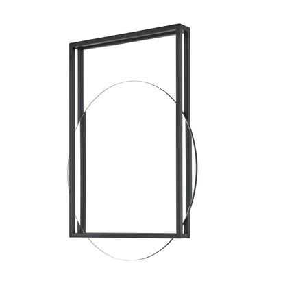 Swiss Madison, Pierre 35.5" Vanity Mirror in Matte Black