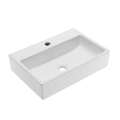 Swiss Madison, Claire 20 Rectangle Ceramic Vessel Sink