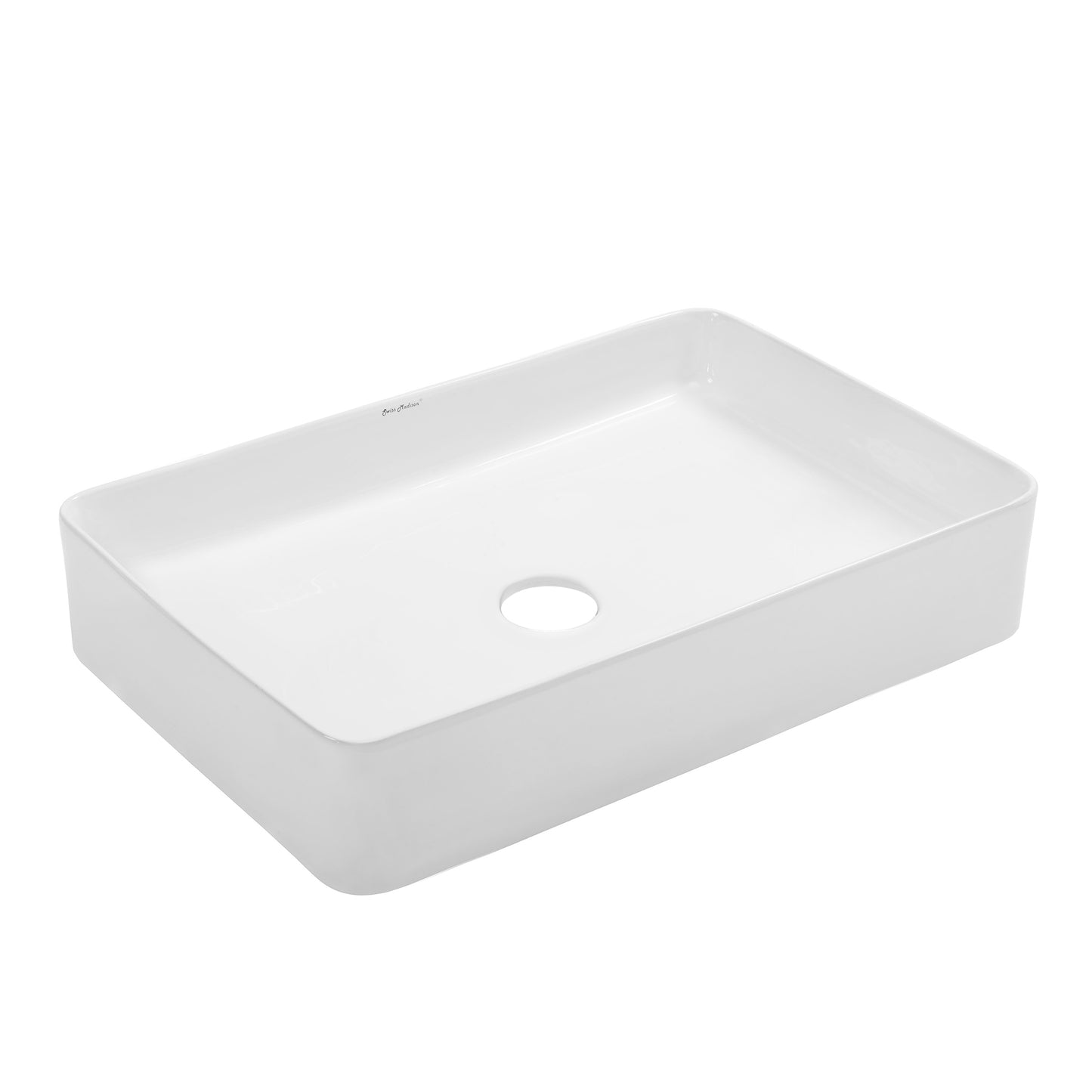 Swiss Madison, Concorde 24 Rectangle Ceramic Vessel Sink