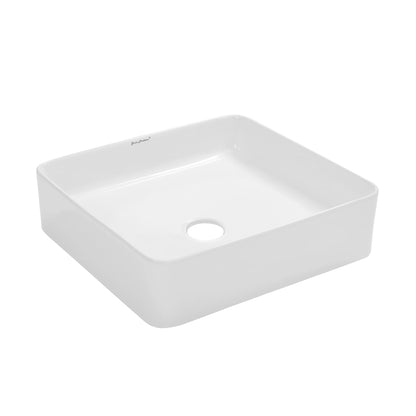 Swiss Madison, Concorde Ceramic Square Vessel Sink