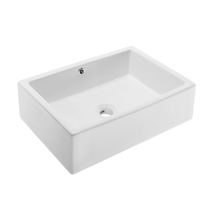 Swiss Madison, Voltaire 17 Rectangle Ceramic Vessel Sink