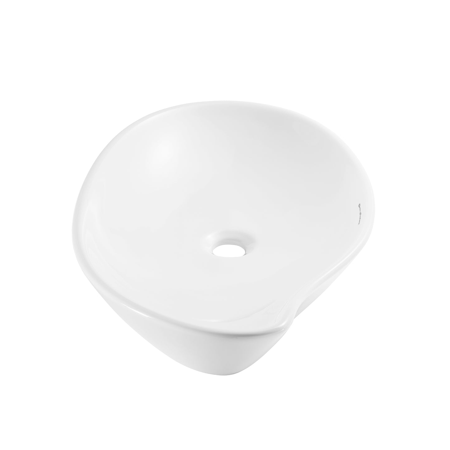 Swiss Madison, Daxton Glossy White Ceramic Specialty Vessel Sink 25.5 in