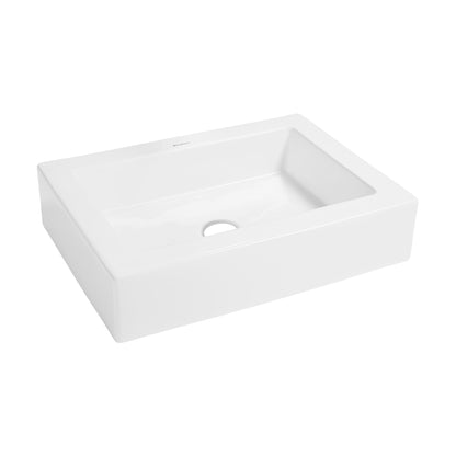 Swiss Madison, Voltaire Ceramic Rectangle Vessel Sink