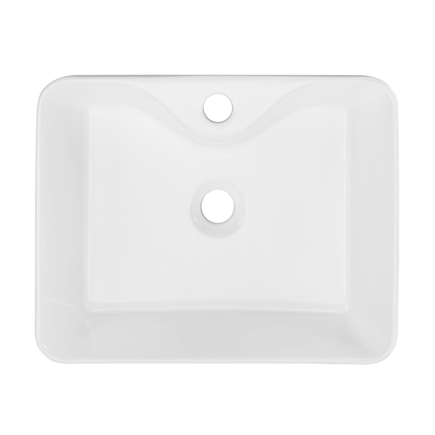 Swiss Madison, Rennes 19" Vessel Sink in Glossy White