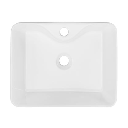 Swiss Madison, Rennes 19" Vessel Sink in Glossy White