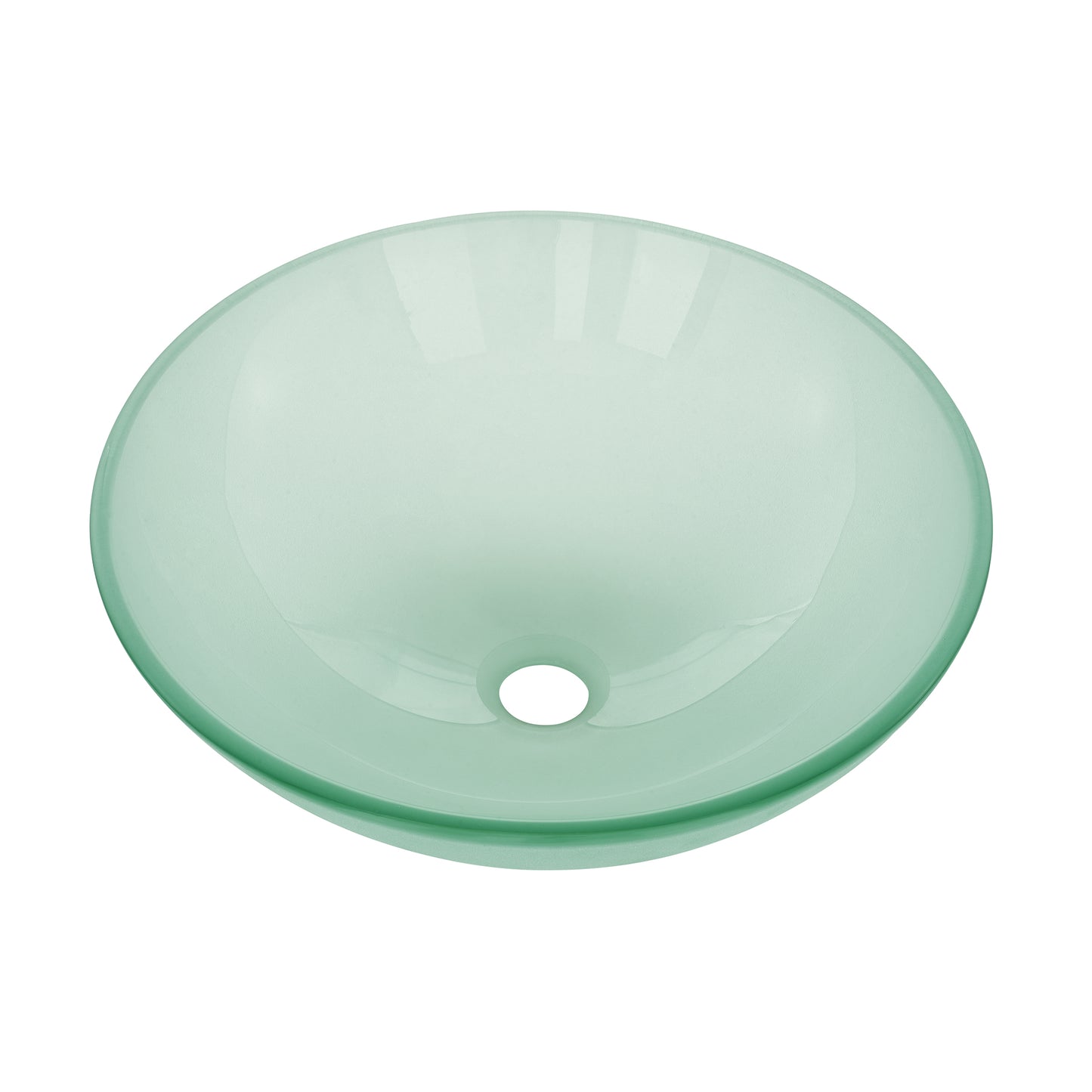 Swiss Madison, Cascade 16.5 Color Glass Vessel Sink with Faucet, Frost