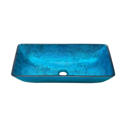 Swiss Madison Ocean Blue vessel bathroom vanity — view 8