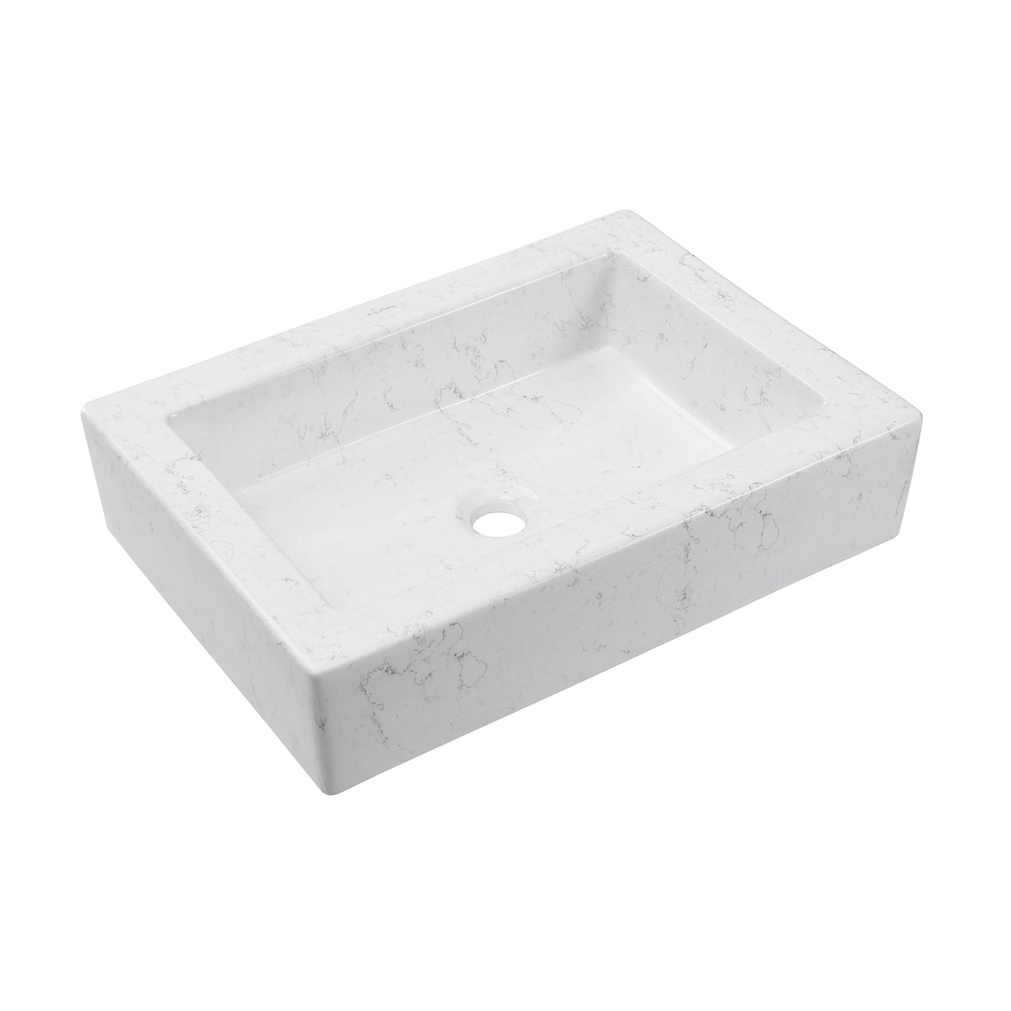 Swiss Madison, Voltaire 22" Ceramic Vessel Bathroom Sink in Static White