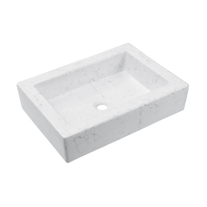 Swiss Madison, Voltaire 22" Ceramic Vessel Bathroom Sink in Static White