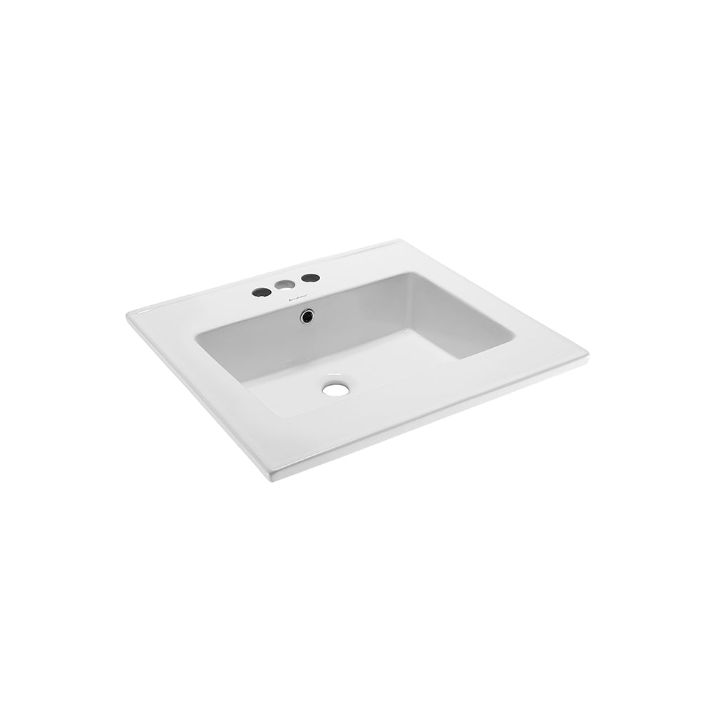 Swiss Madison, Voltaire 25 Vanity Top Sink with 3 Centerset Faucet Holes