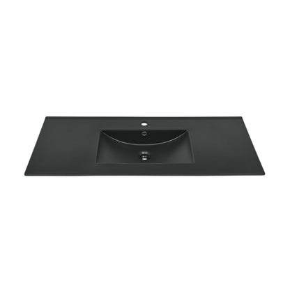 Swiss Madison, 48" Vanity Sink Top in Matte Black