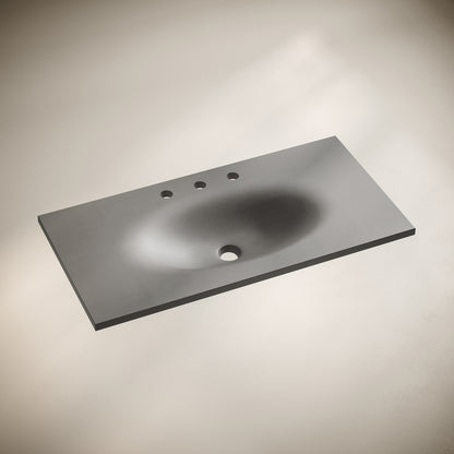 Swiss Madison 36-inch bathroom vanity in Matte Dark Gray — view 3
