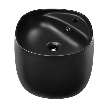 Swiss Madison, Ivy Wall-Mount Sink in Matte Black