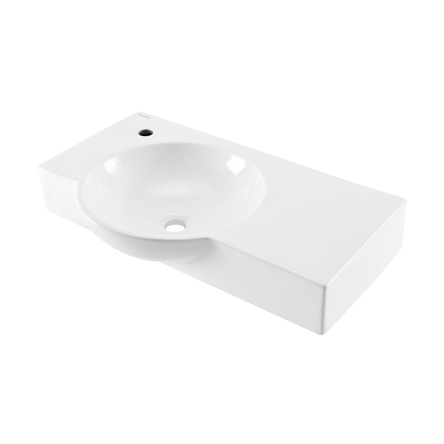 Swiss Madison, Chateau 30" Left Side Faucet Wall-Mount Bathroom Sink