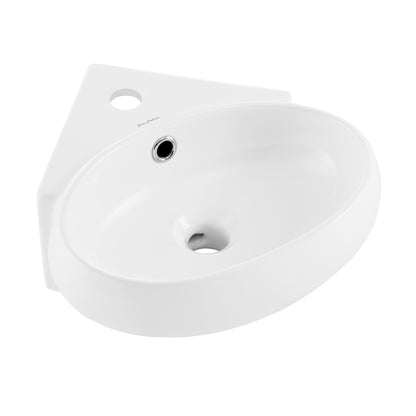 Swiss Madison, Plaisir Corner Wall Hung Sink