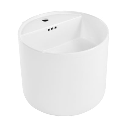 Swiss Madison, Monaco 18" Round Wall-Mount Bathroom Sink