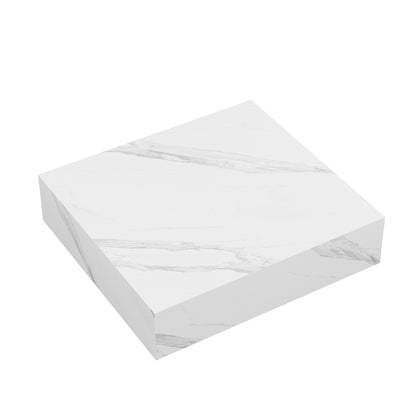 Swiss Madison, Monaco 24" Floating Bathroom Shelf in White Marble(SM-VS252)
