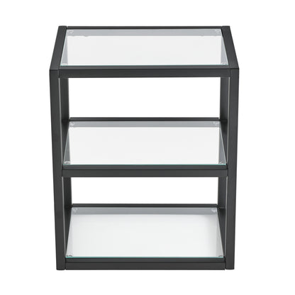 Swiss Madison, Pierre 16"x20"x10" Wall-Mounted Linen Cabinet in Matte Black