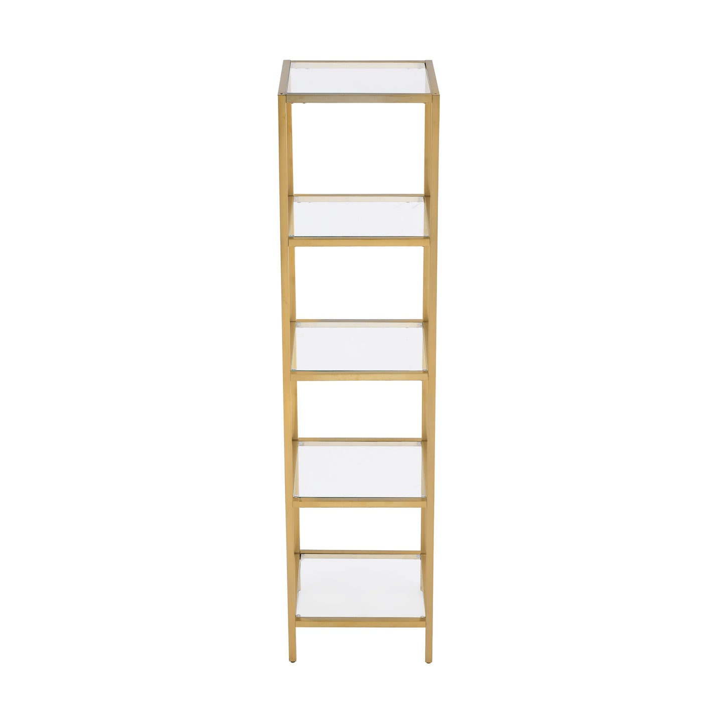 Swiss Madison, Pierre 16"x65"x14" Freestanding Linen Cabinet in Brushed Gold