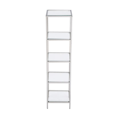 Swiss Madison, Pierre 16"x65"x14" Freestanding Linen Cabinet in Chrome