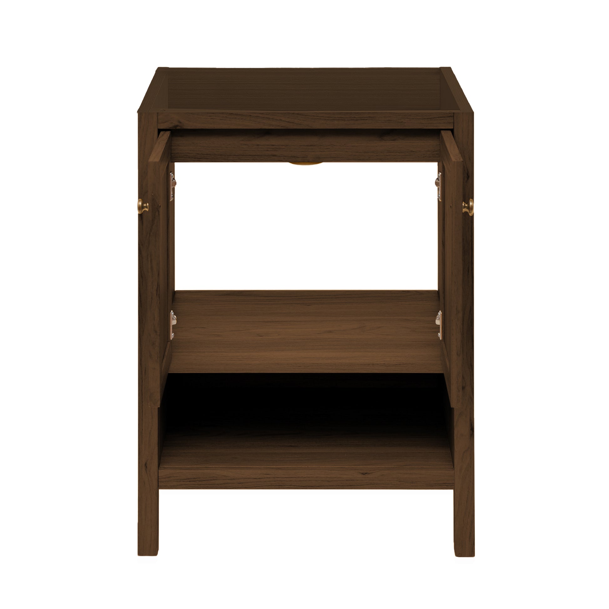 Swiss Madison Chateau 24-inch freestanding bathroom vanity in Brown Oak — view 4