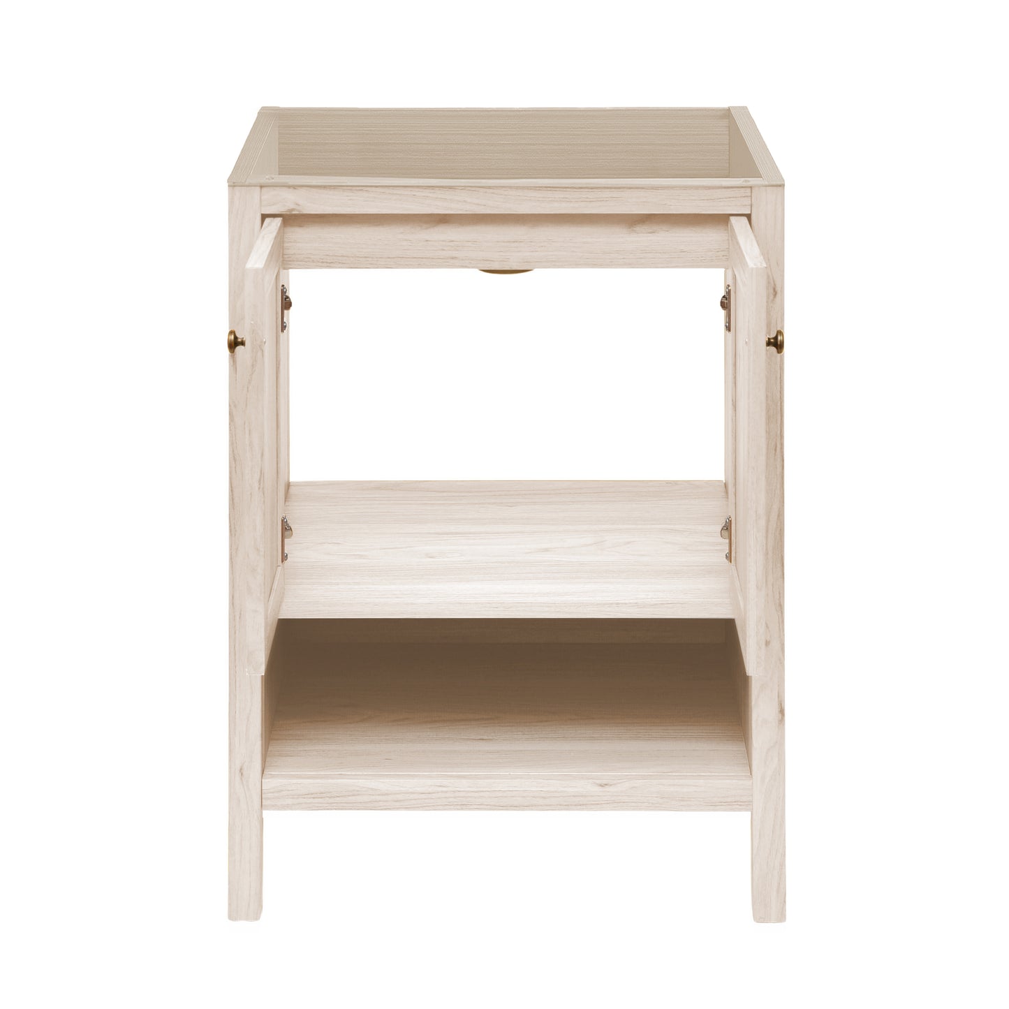 Swiss Madison, Chateau 24" Freestanding Bathroom Vanity Cabinet without Top in White Oak