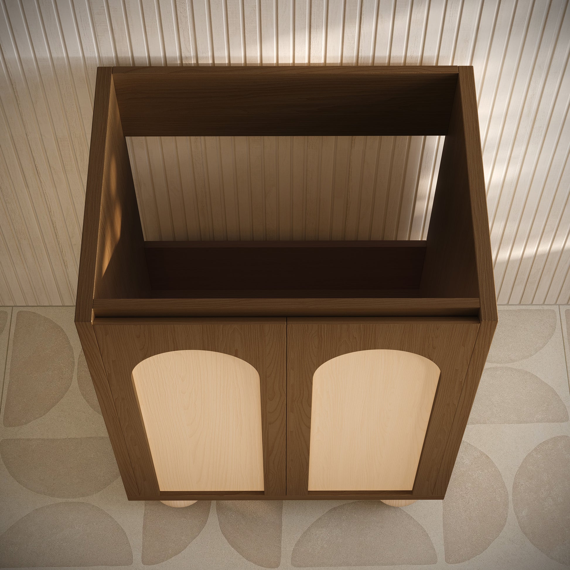 Swiss Madison Plaisir II 24-inch freestanding bathroom vanity in Brown Oak — view 4