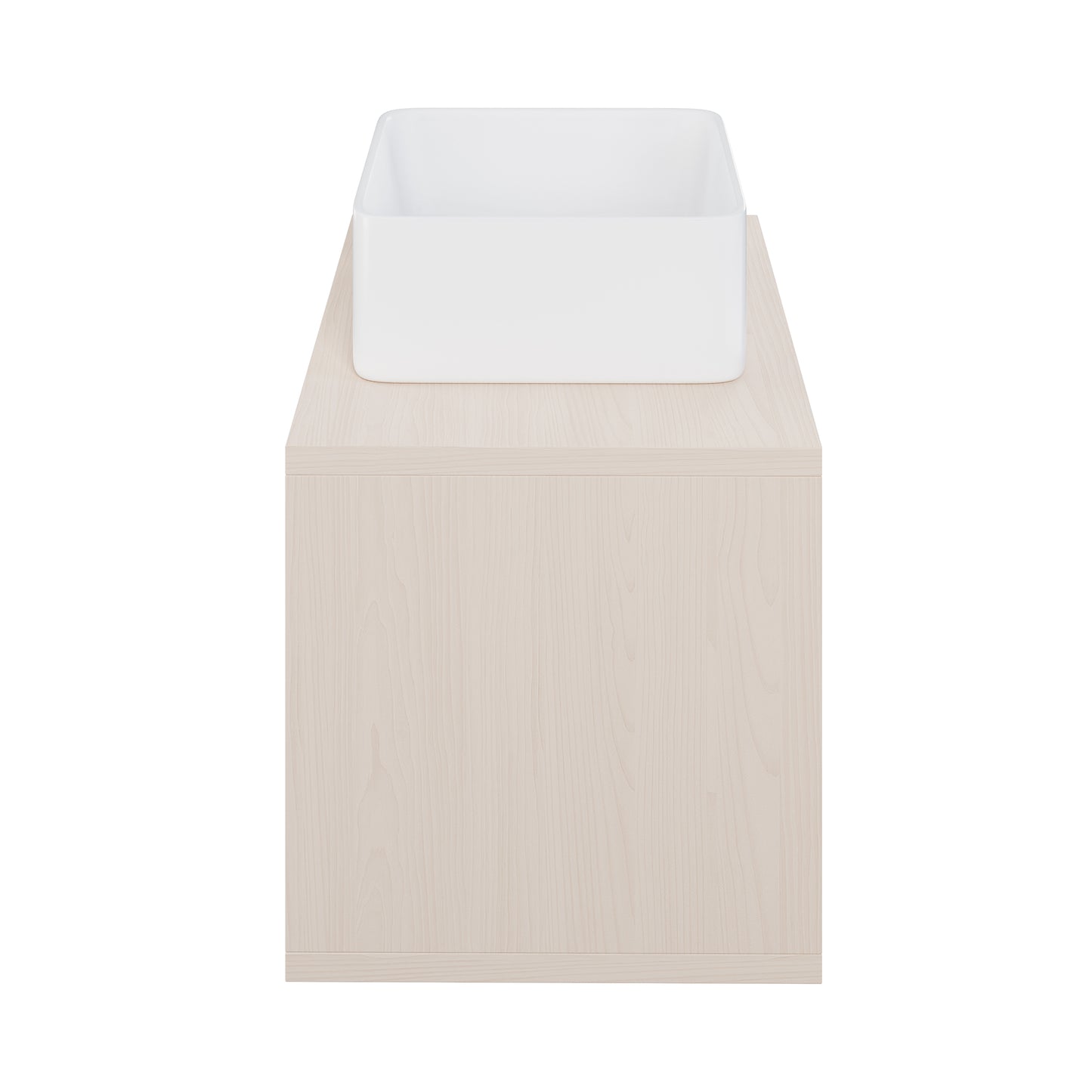 Swiss Madison, Concorde 24'' Wall-Hung Vanity In White Oak