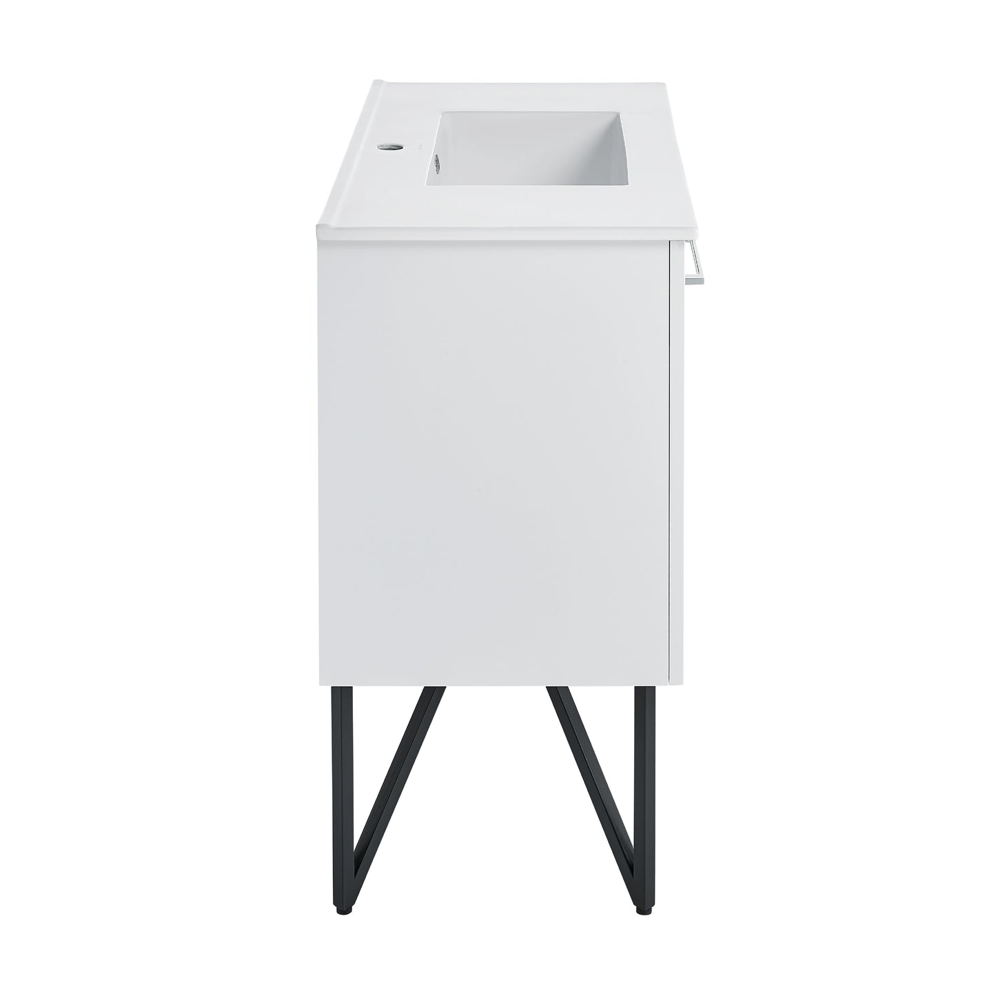 Swiss Madison Annecy 36-inch freestanding bathroom vanity in White — view 8