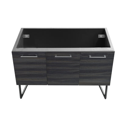 Swiss Madison, Annecy 48 Black Walnut Bathroom Vanity Cabinet Only (SM-BV224)