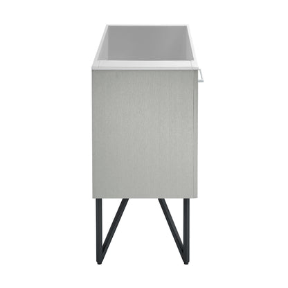 Swiss Madison, Annecy 36" Bathroom Vanity in Brushed Grey - Cabinet Only