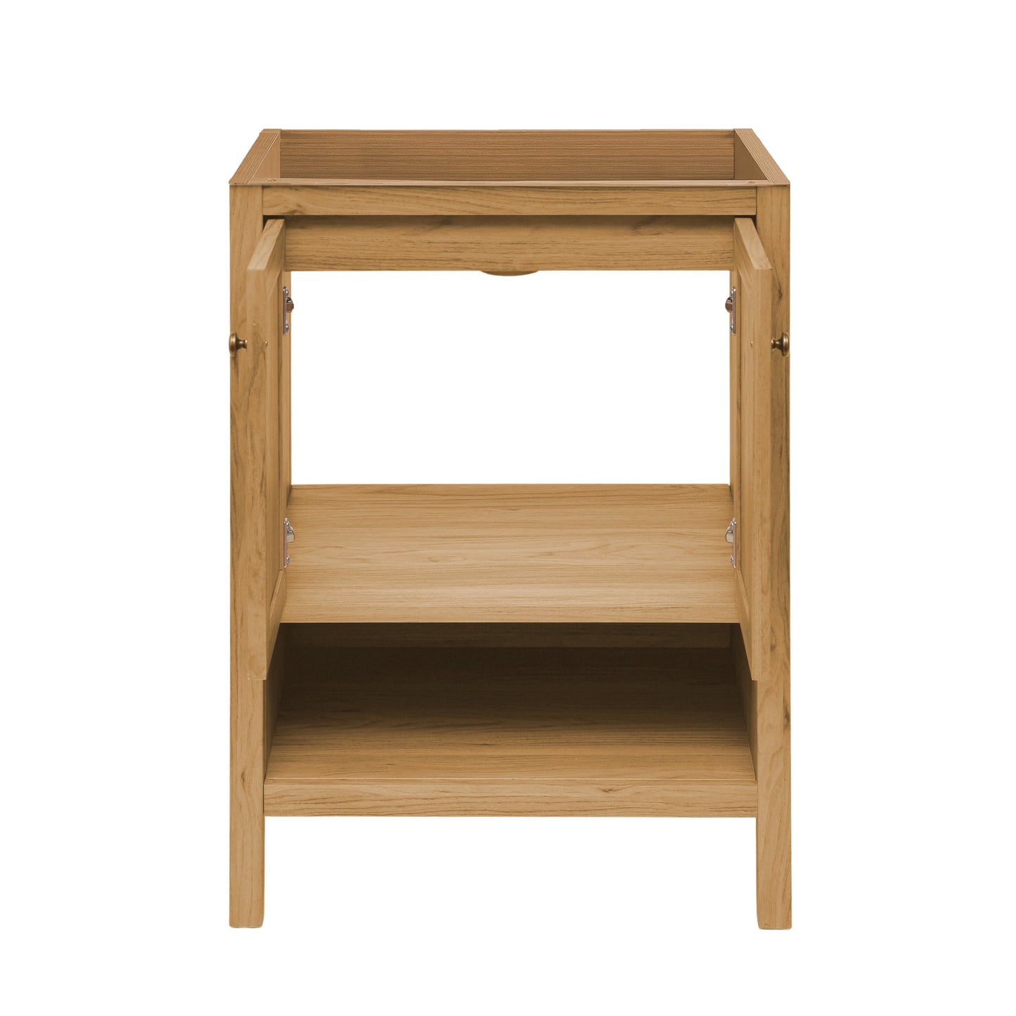 Swiss Madison, Chateau 24" Freestanding Bathroom Vanity Cabinet without Top in Golden Oak