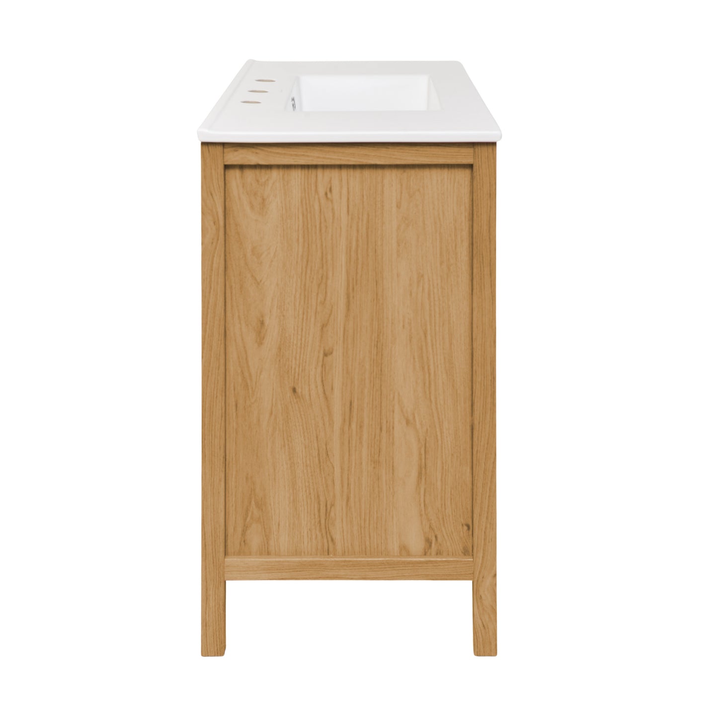 Swiss Madison Chateau 36-inch freestanding bathroom vanity in Golden Oak — view 3