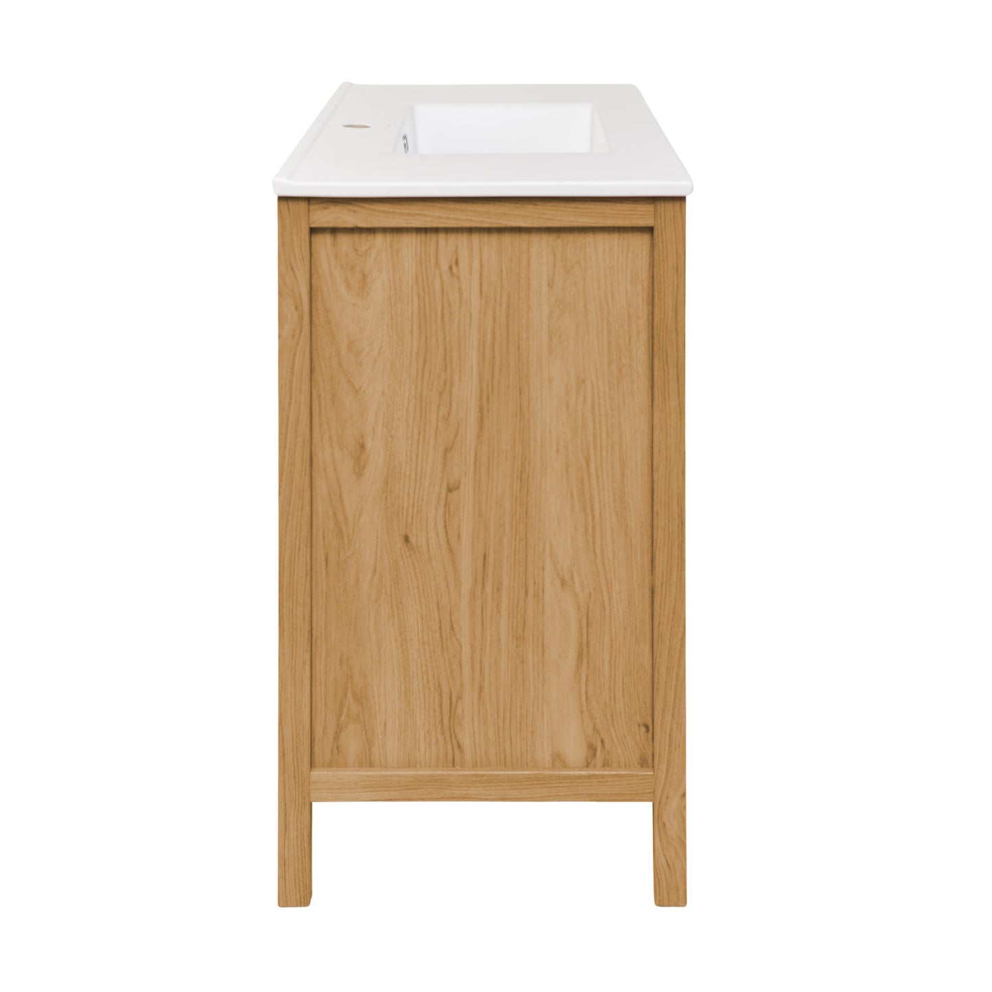 Swiss Madison Chateau 36-inch freestanding bathroom vanity in Golden Oak — view 9
