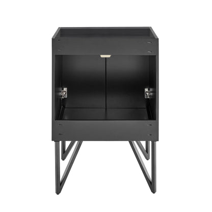 Swiss Madison, Annecy 24 Phantom Black Bathroom Vanity Cabinet Only (SM-BV251B)