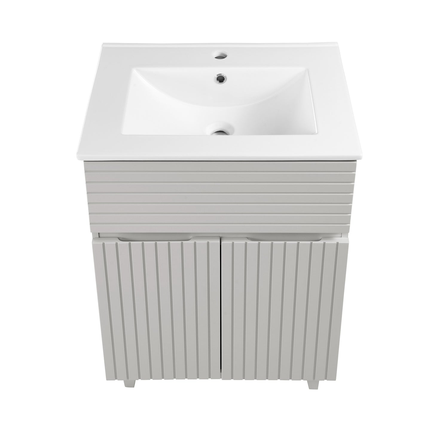 Swiss Madison, Bernay 24" Bathroom Vanity in Shell