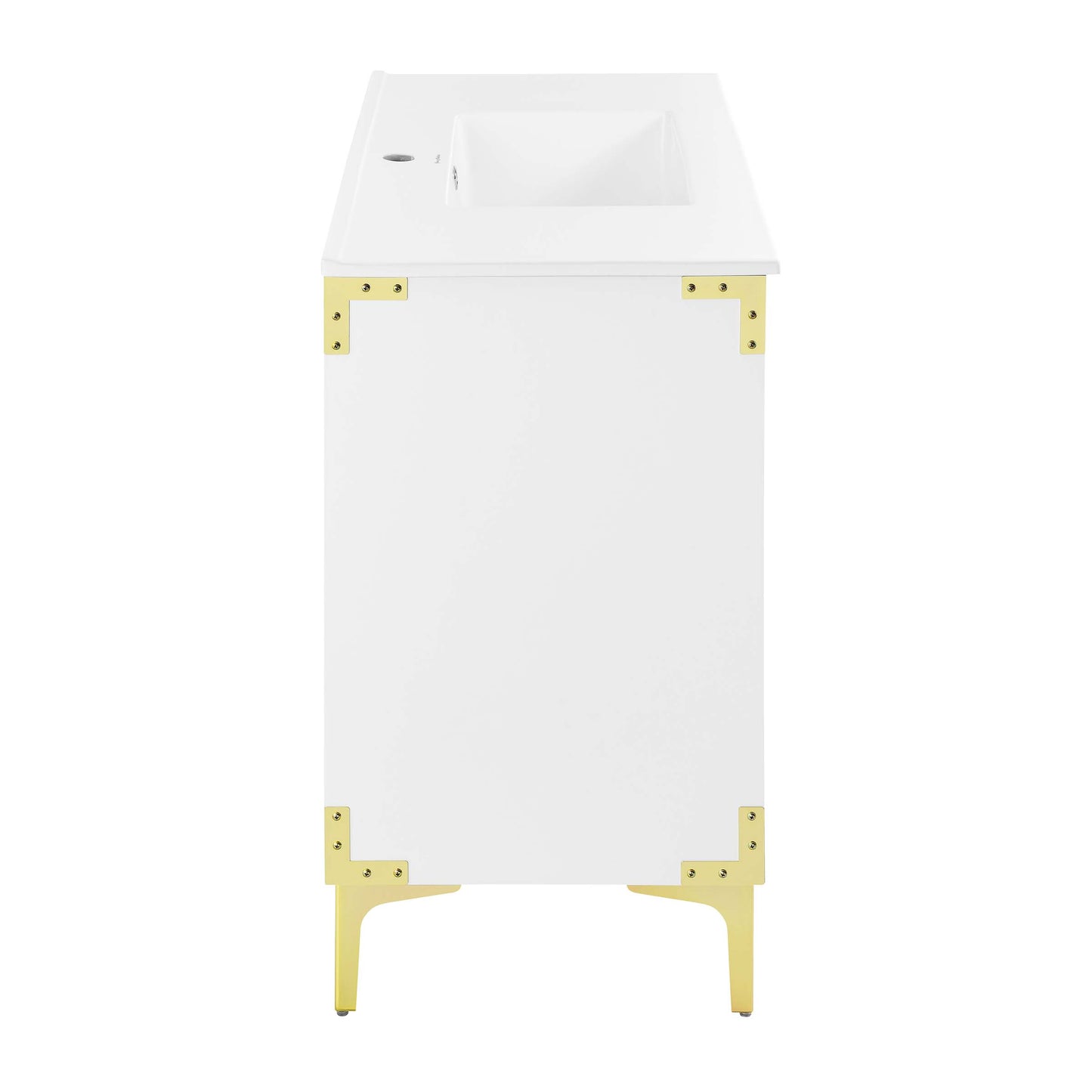 Swiss Madison, Voltaire 36" Freestanding Bathroom Vanity in White with Sink Top
