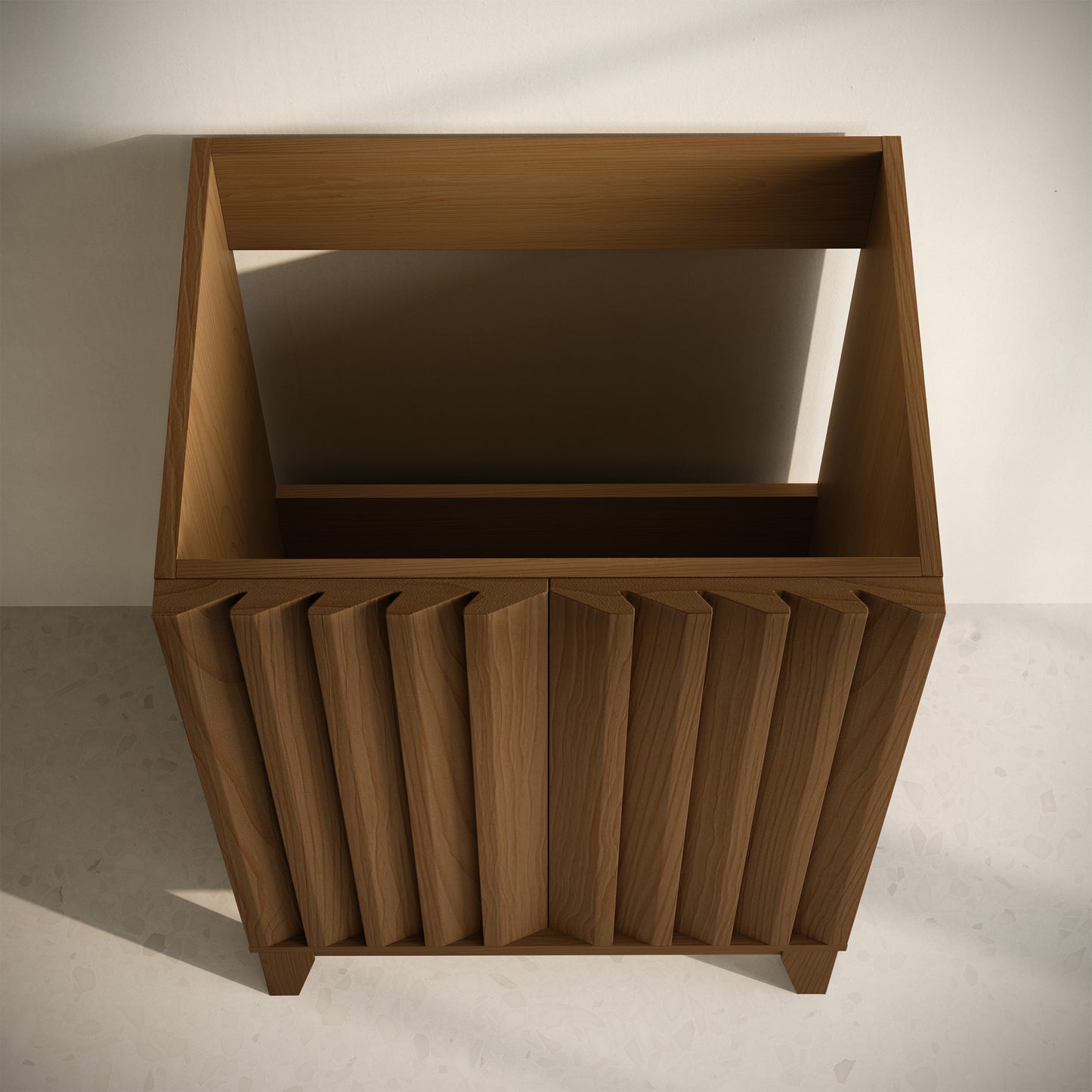 Swiss Madison, Troyes 24" Freestanding Bathroom Vanity Cabinet without Top in Brown Oak