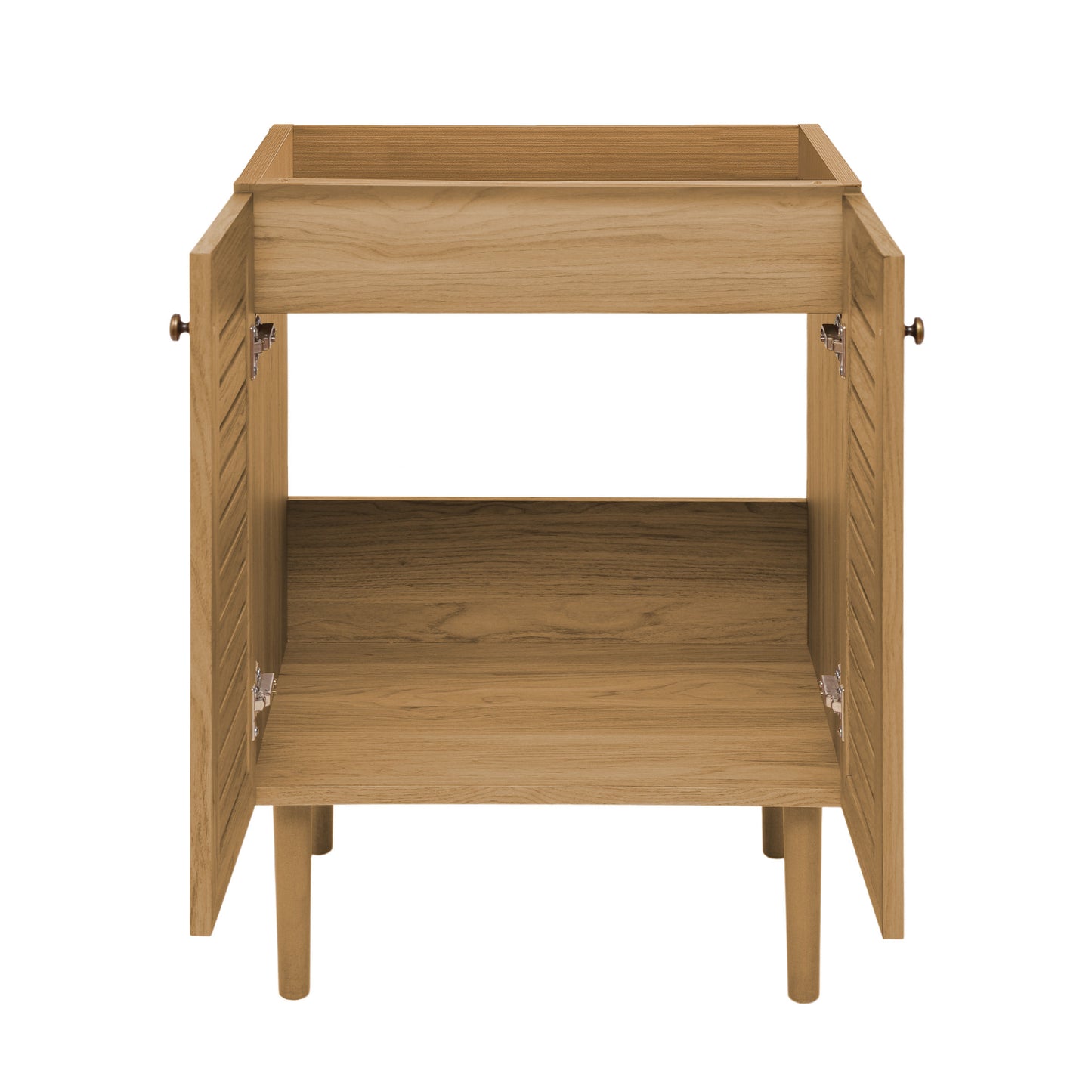 Swiss Madison, Bron 24" Freestanding Bathroom Vanity Cabinet without Top in Golden Oak