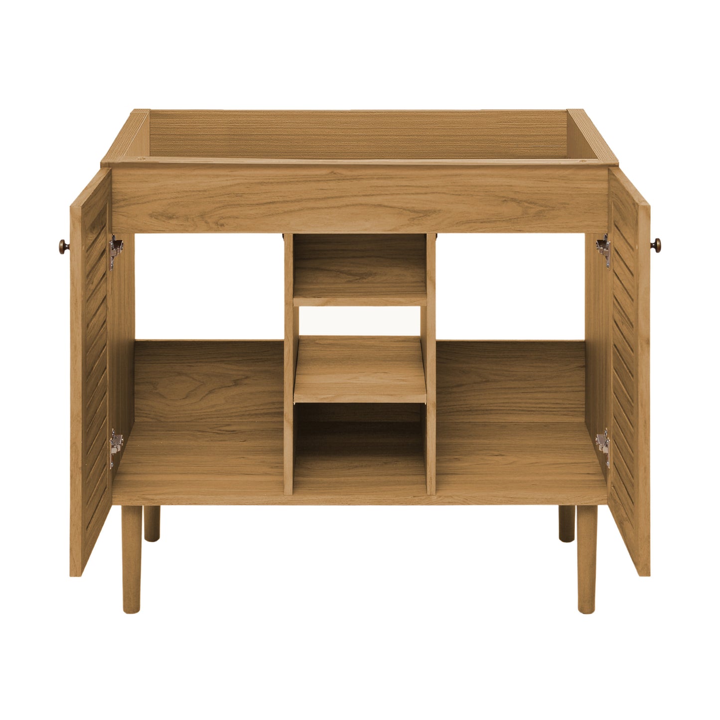 Swiss Madison Bron 36-inch freestanding bathroom vanity in Golden Oak — view 4