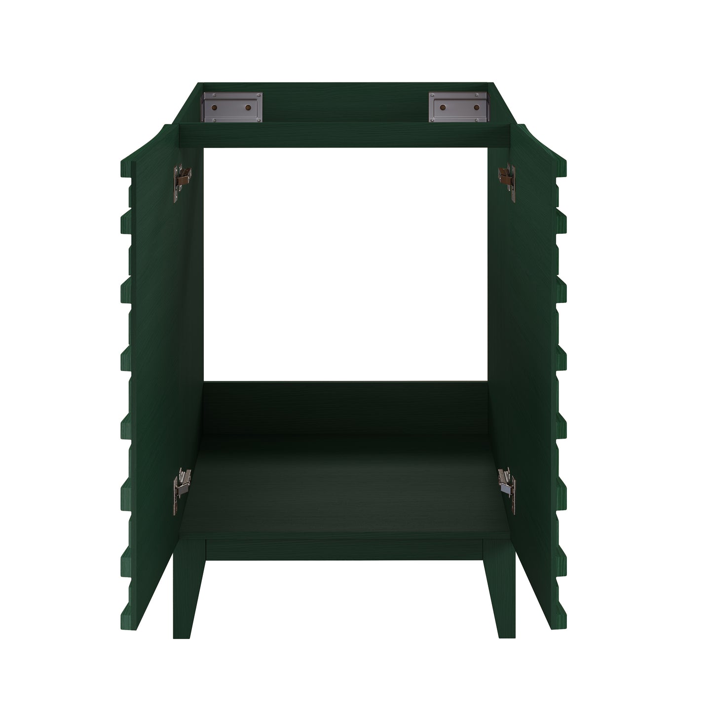 Swiss Madison Cascade 24-inch freestanding bathroom vanity in Green Oak — view 4